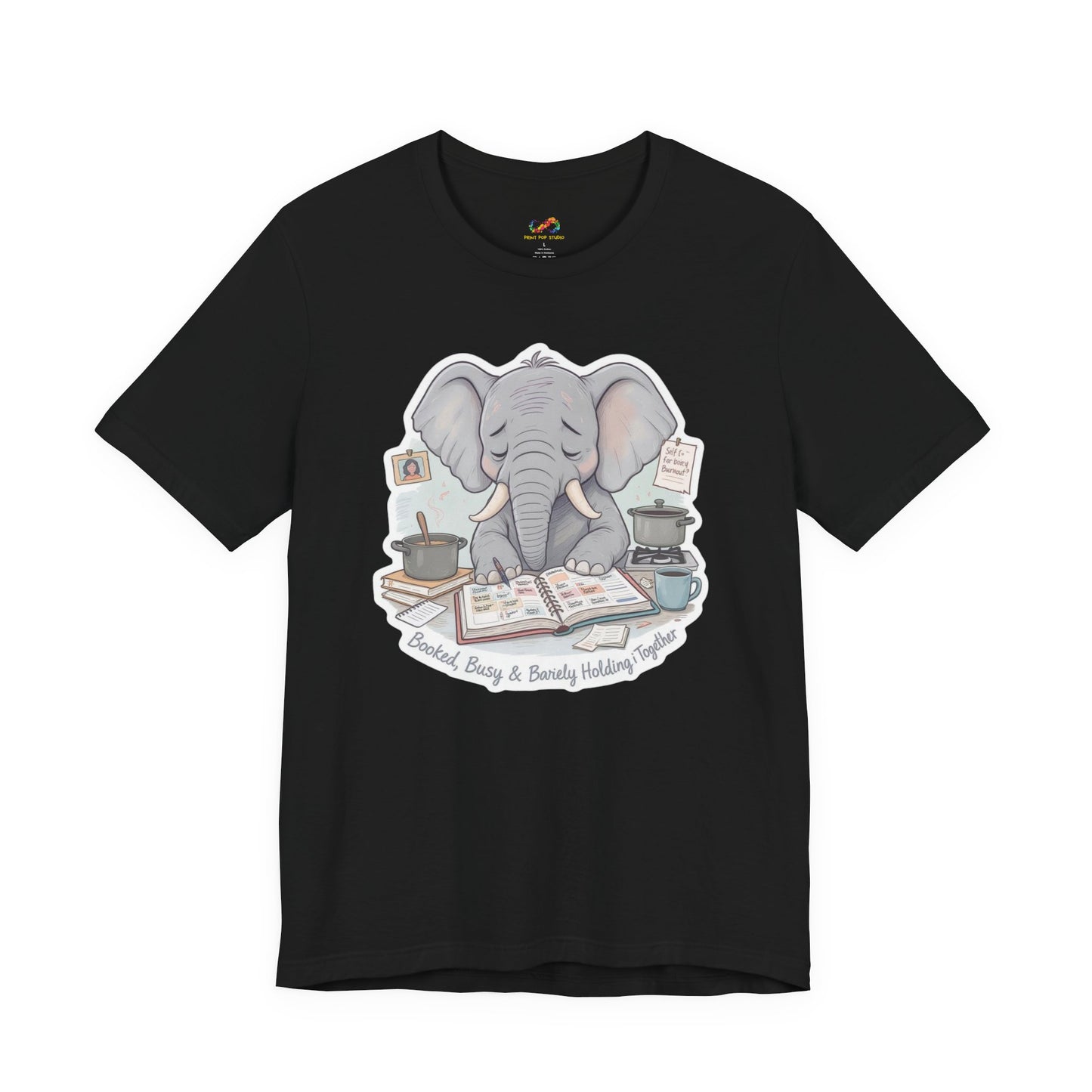 Emotionally Booked Elephant Tee