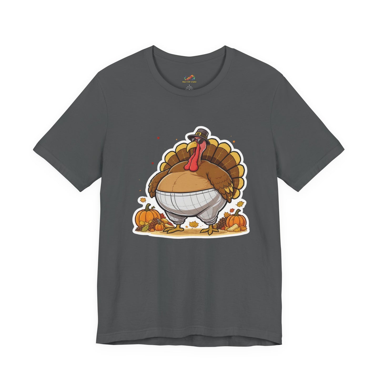 Gobble ‘Til You Wobble Tee – Funny Thanksgiving Turkey Shirt