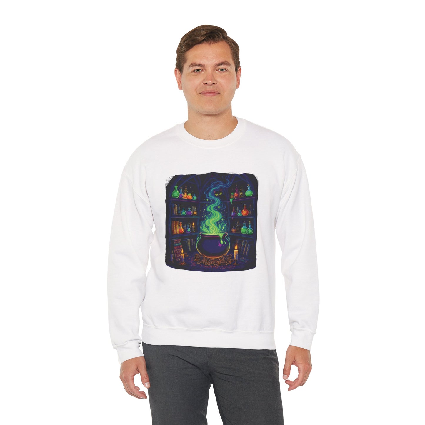 Potion Parlour Sweatshirt – Enchanted Witch Apothecary Pullover