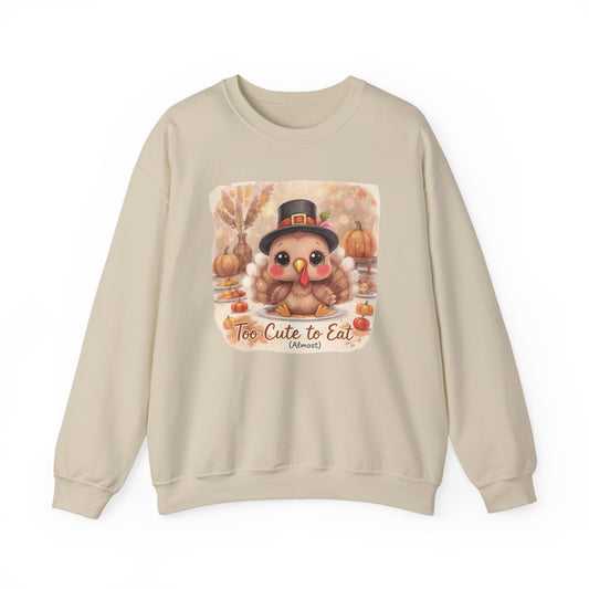 Too Cute to Eat (Almost) Toddler & Kids Thanksgiving Tee