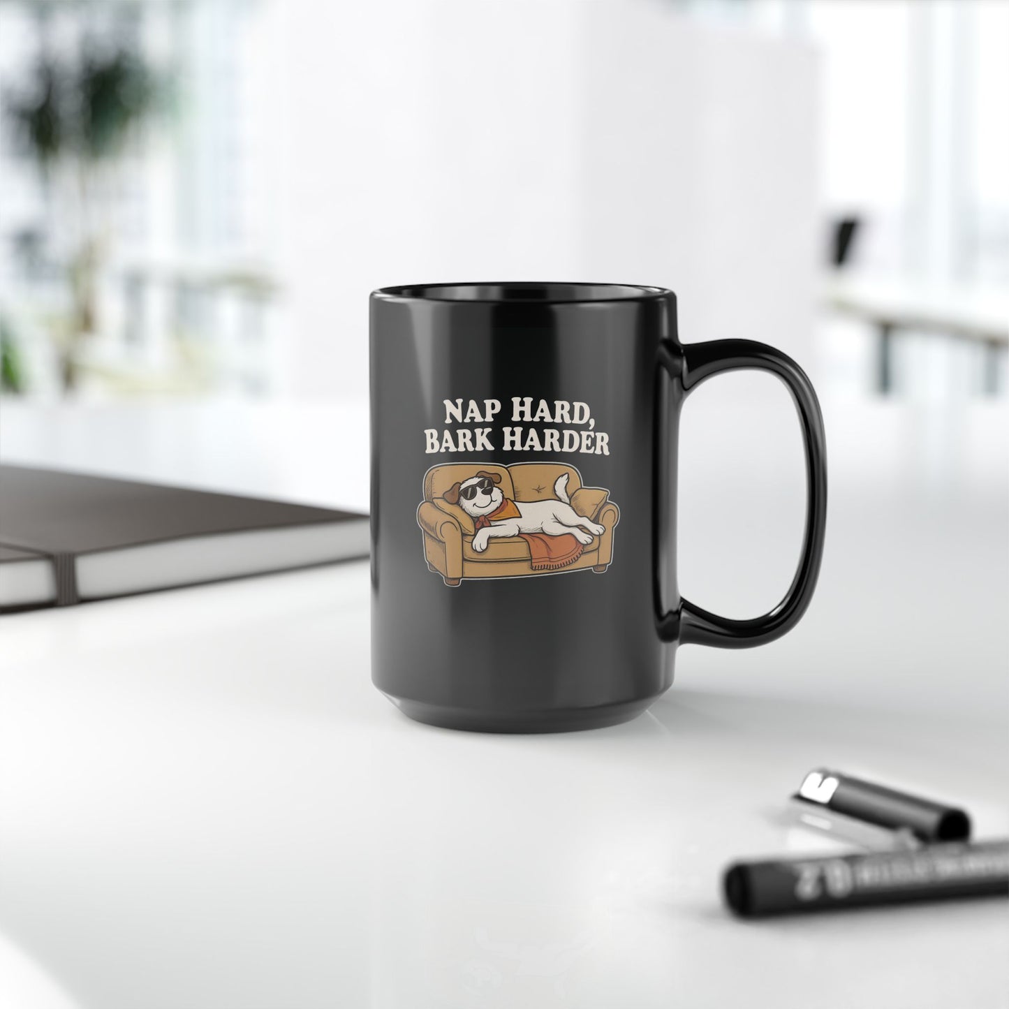 Nap Hard, Bark Harder Mug