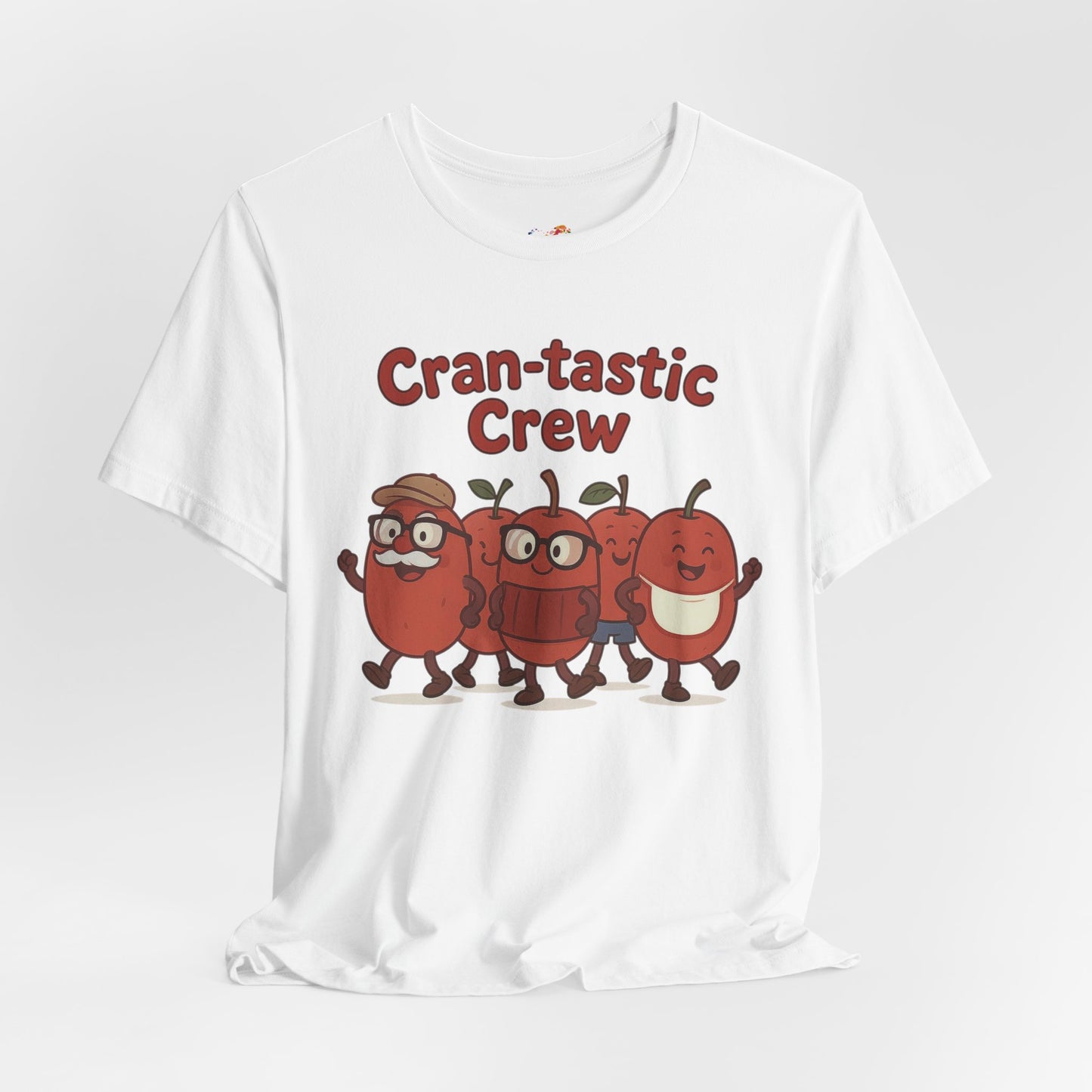 Cran-tastic Crew Tee – Cute Dancing Cranberry Thanksgiving Shirt