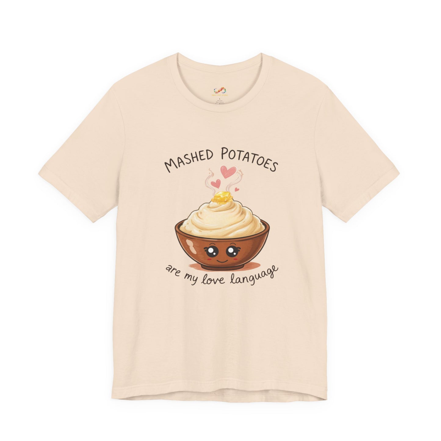 Mashed Potatoes Are My Love Language Tee – Cozy Comfort Food Graphic