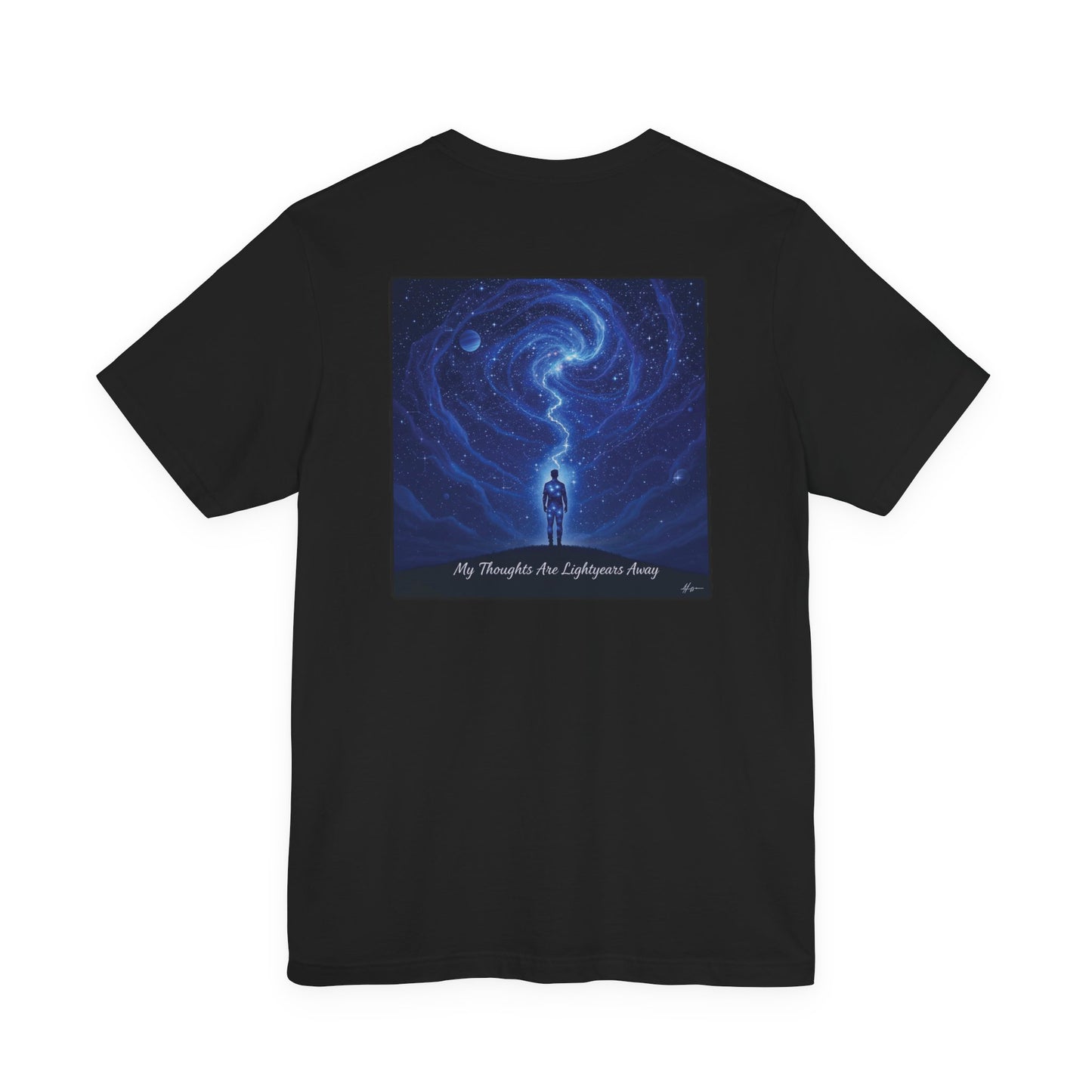 My Thoughts Are Lightyears Away – Cosmic Reflection Tee