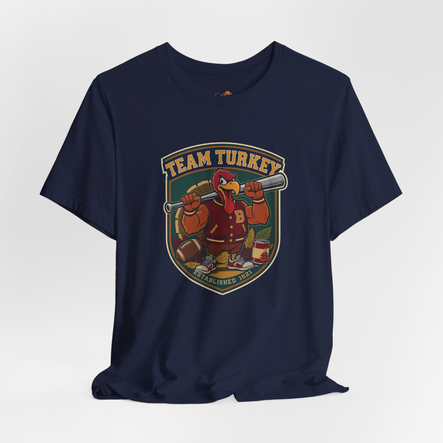 Team Turkey Tee – Thanksgiving Varsity Style Shirt