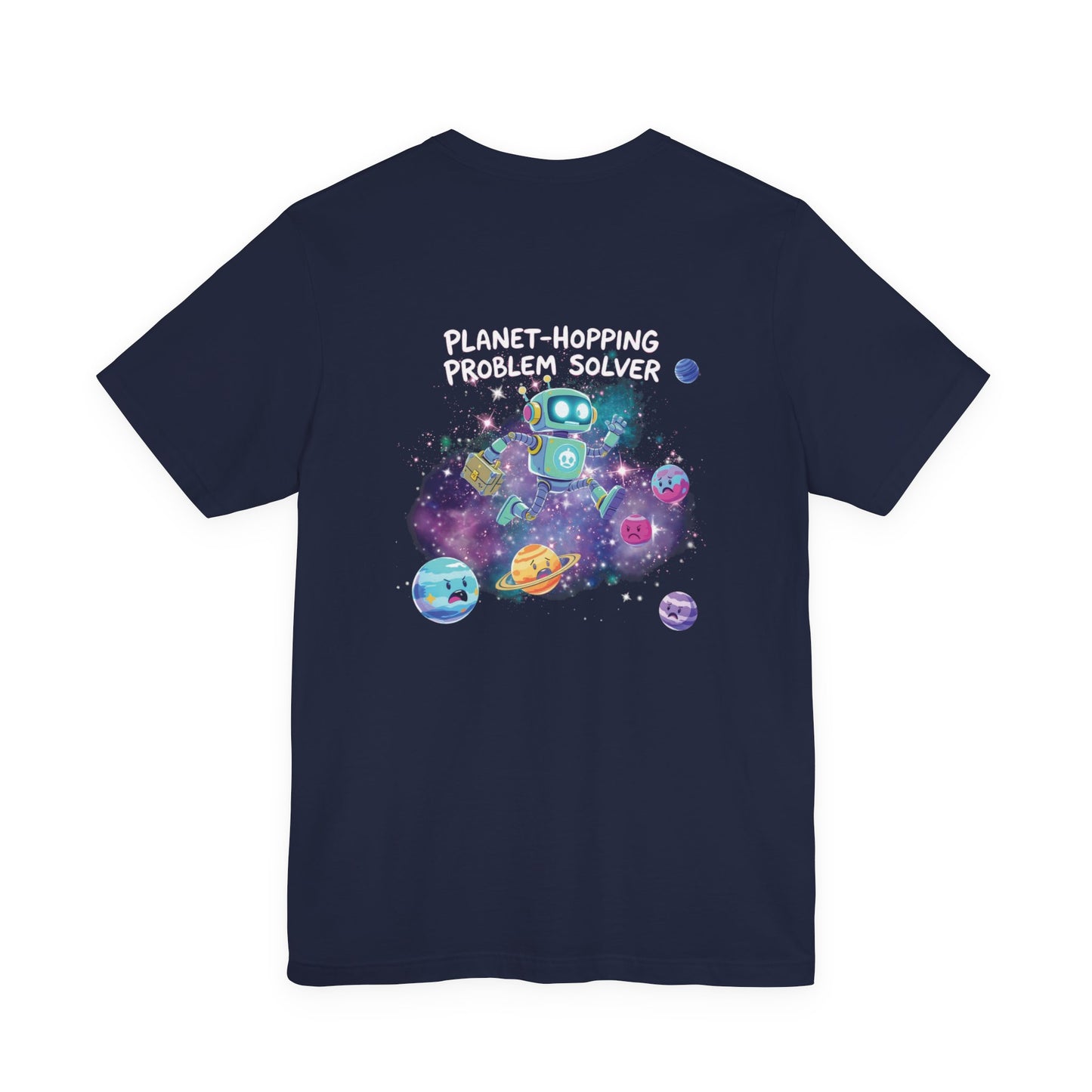 Planet-Hopping Problem Solver Tee