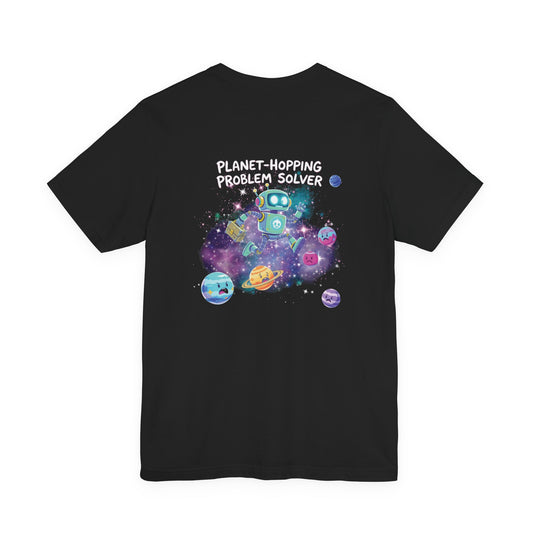 Planet-Hopping Problem Solver Tee