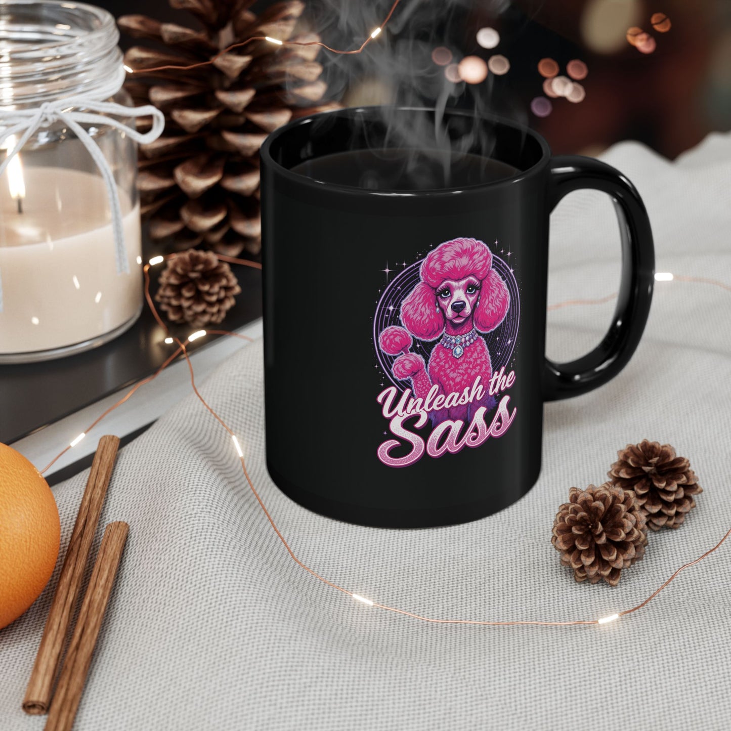 Unleash the Sass Poodle Mug