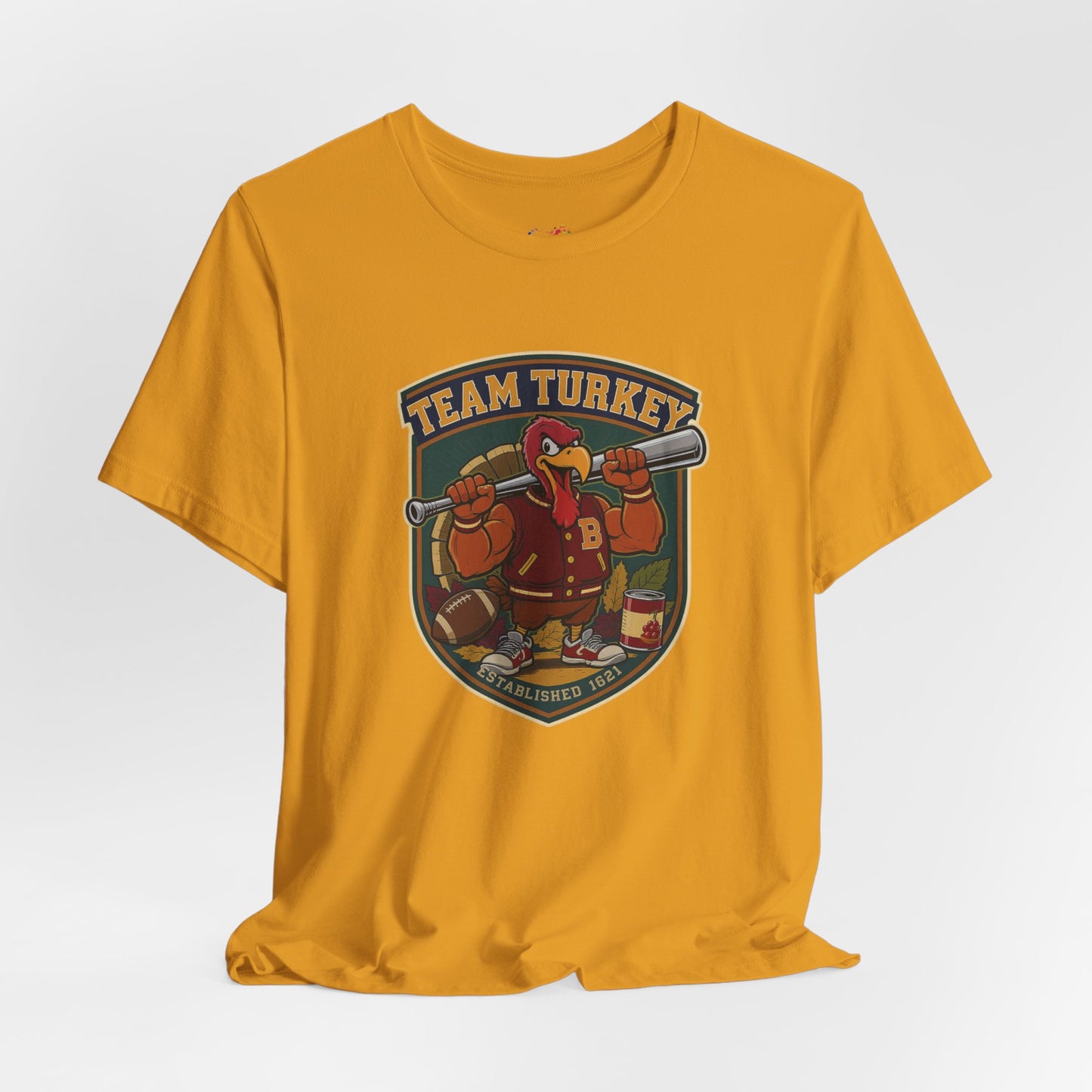 Team Turkey Tee – Thanksgiving Varsity Style Shirt