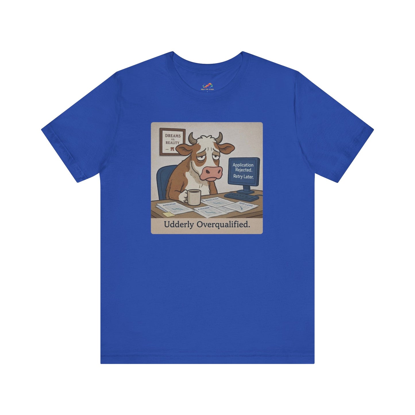 Crushed Ambition Cow Tee