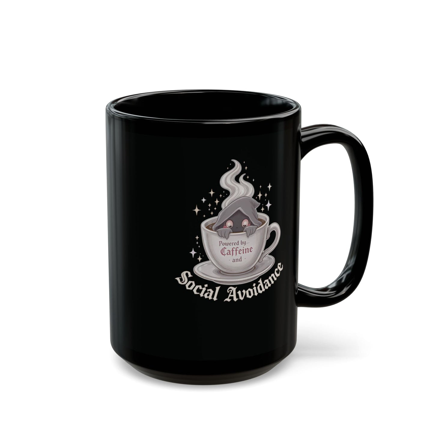 Powered by Caffeine and Social Avoidance Mug