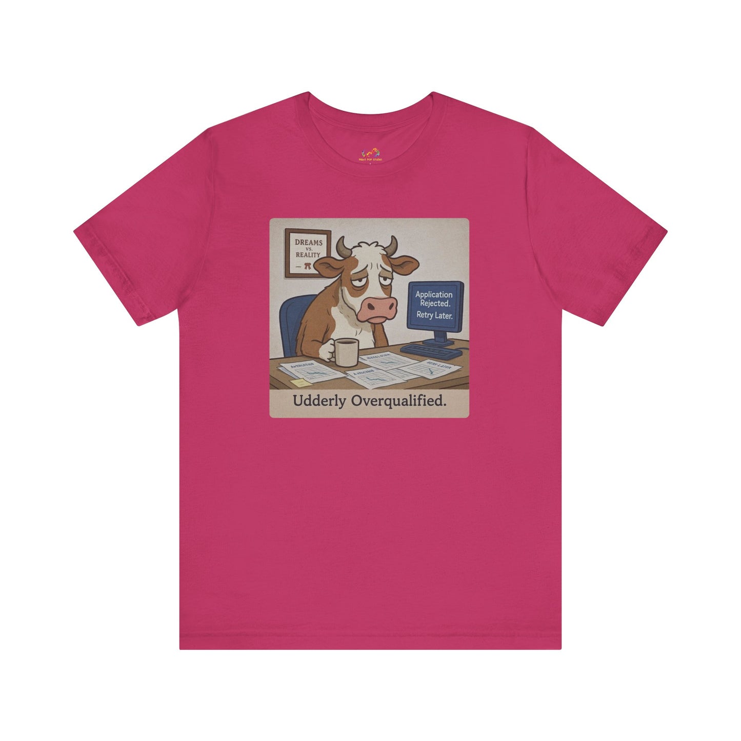 Crushed Ambition Cow Tee