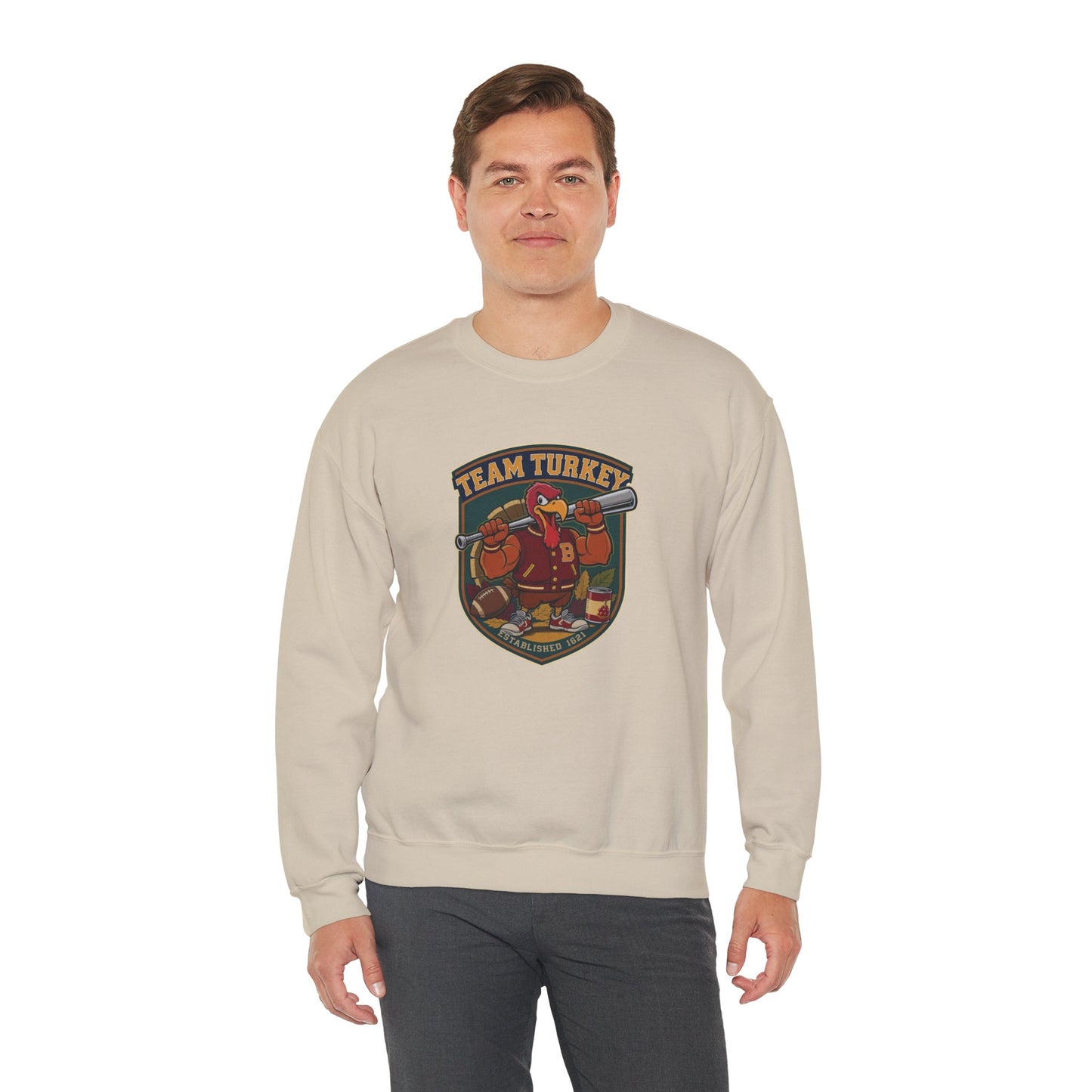 Team Turkey Sweatshirt – Varsity Thanksgiving Edition