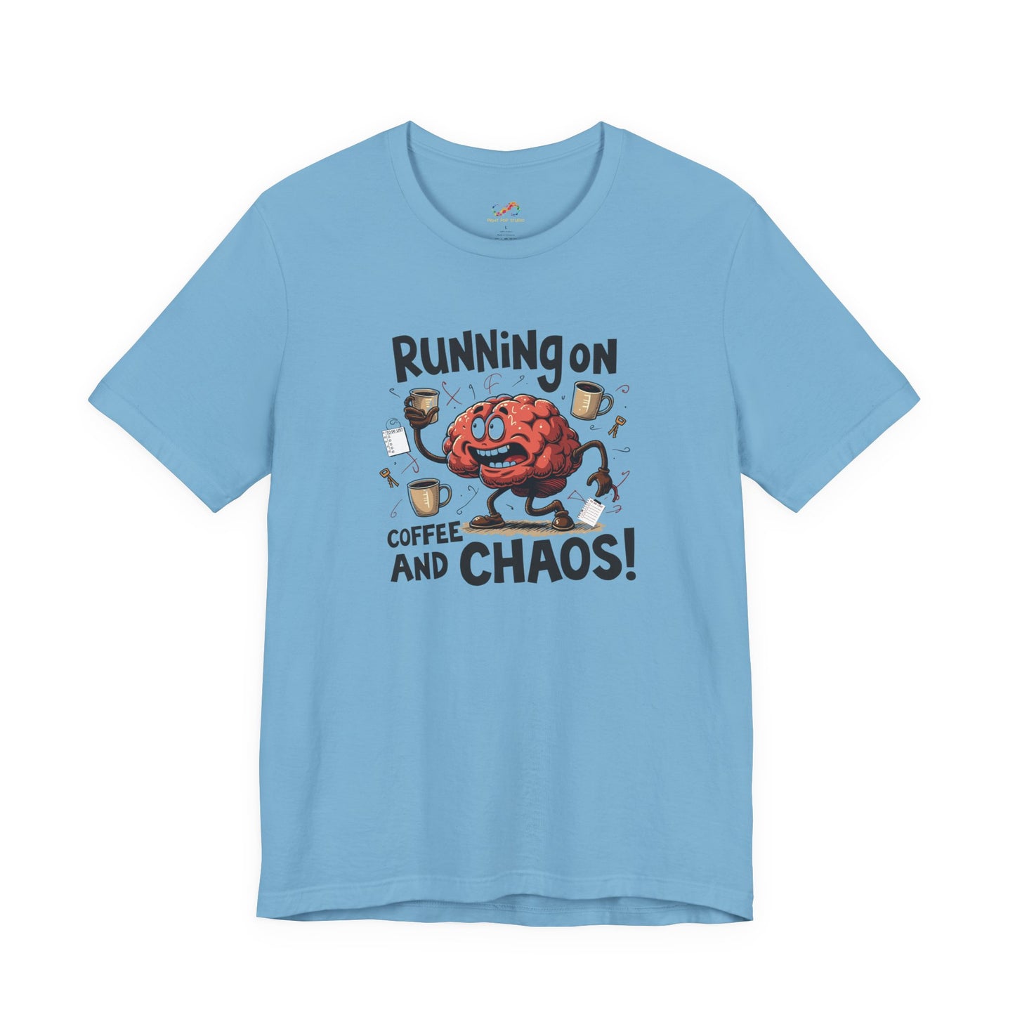 Coffee & Chaos Brain Tee