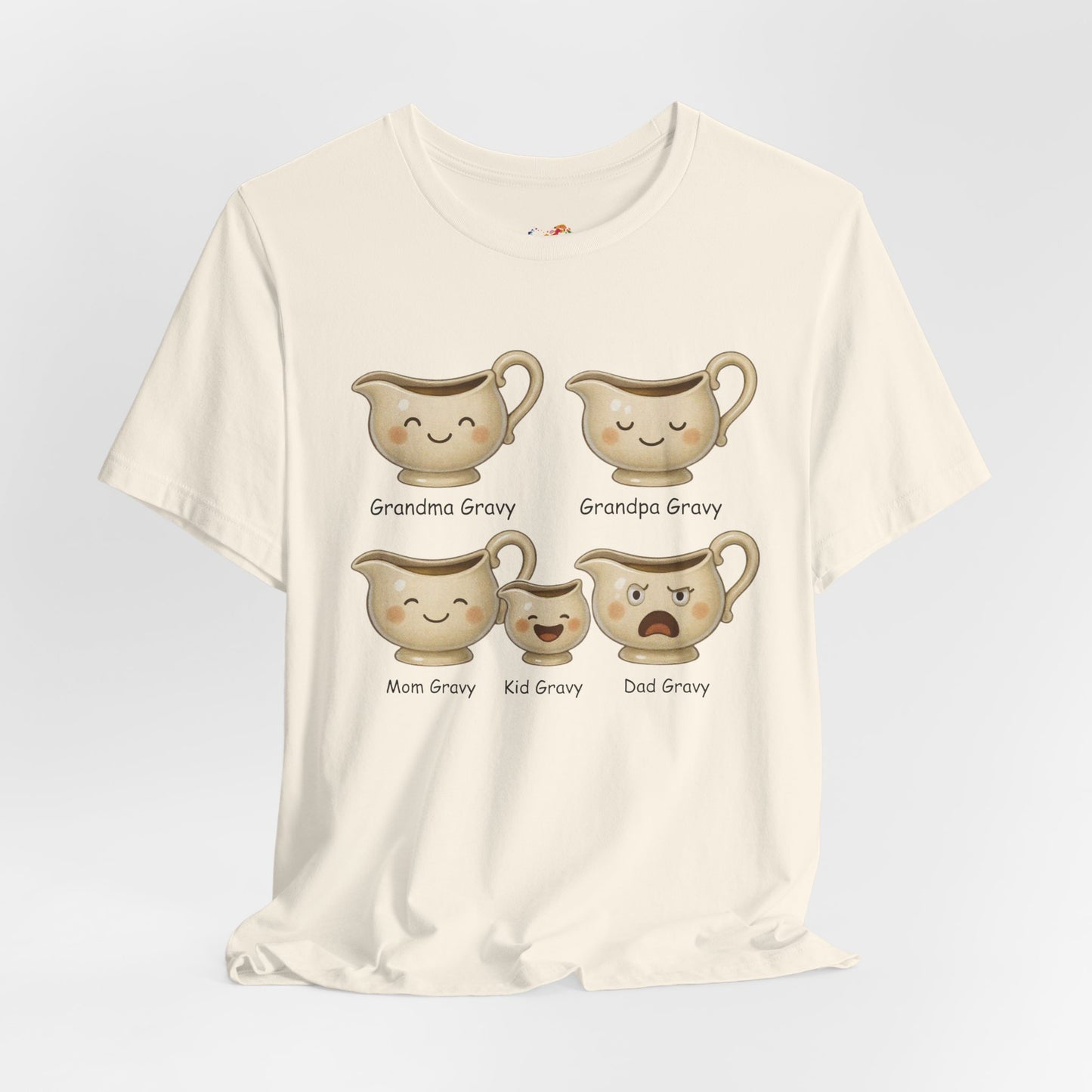 Gravy Squad Tee – Cute Family of Gravy Boats Graphic