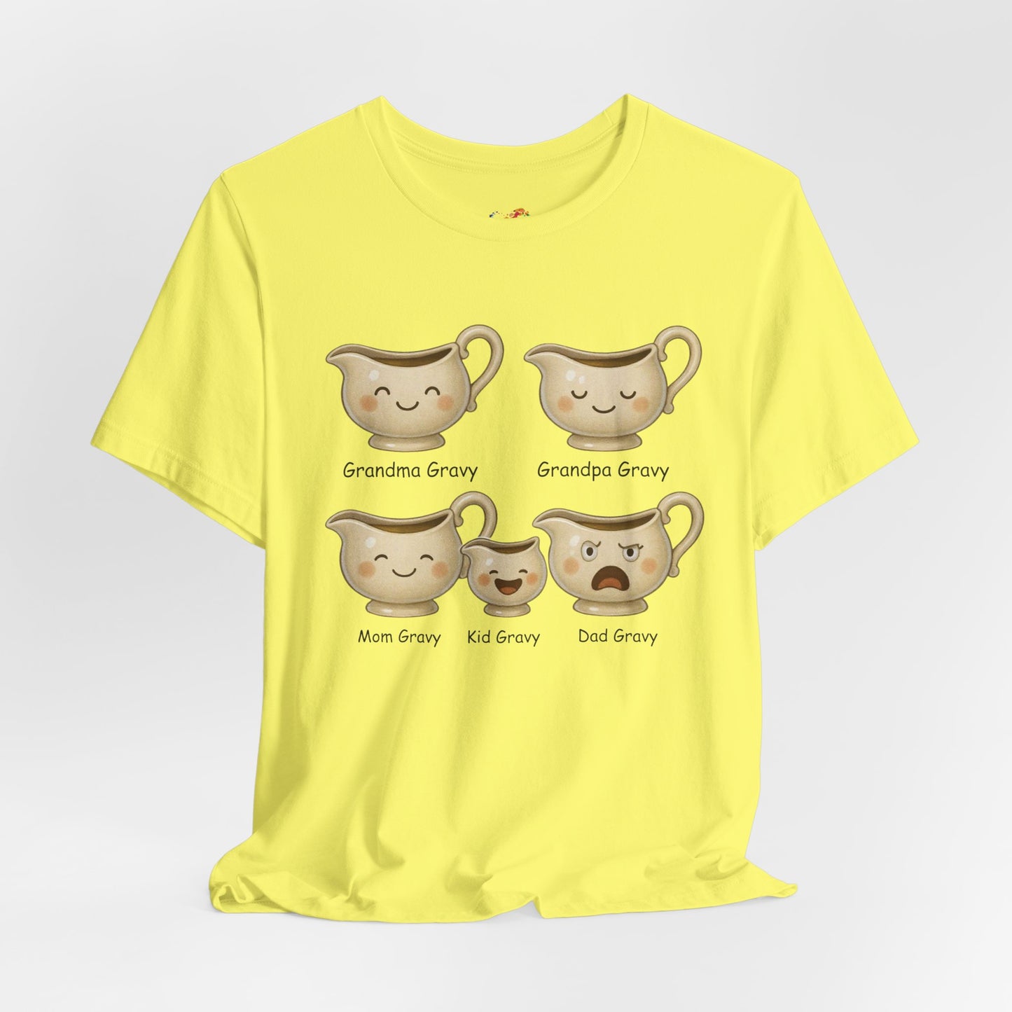 Gravy Squad Tee – Cute Family of Gravy Boats Graphic