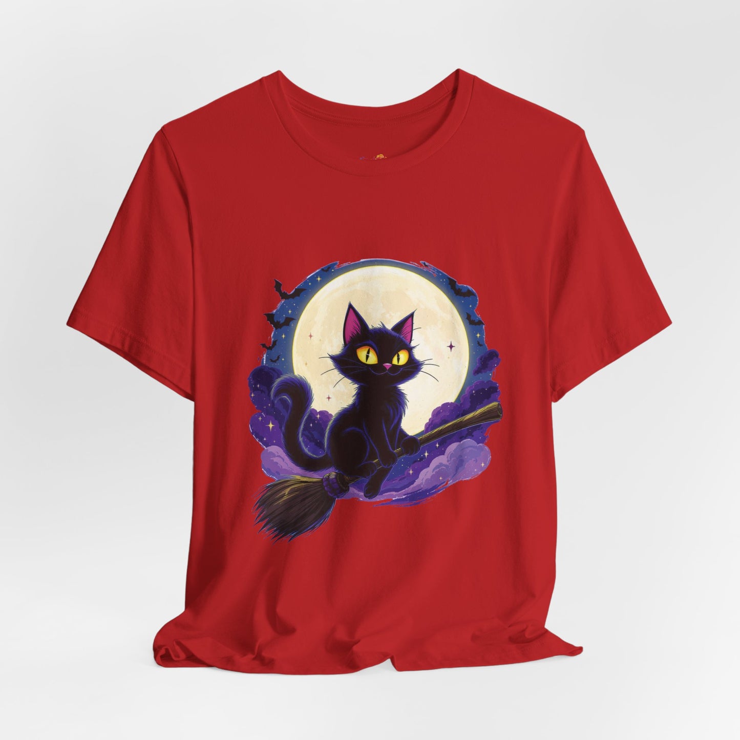 Midnight Mischief Cat Tee - Perfect for Cat Lovers, Halloween, Cozy Nights, Unique Gifts, Feline Fans