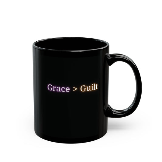 Grace > Guilt — Gradient Affirmation Mug