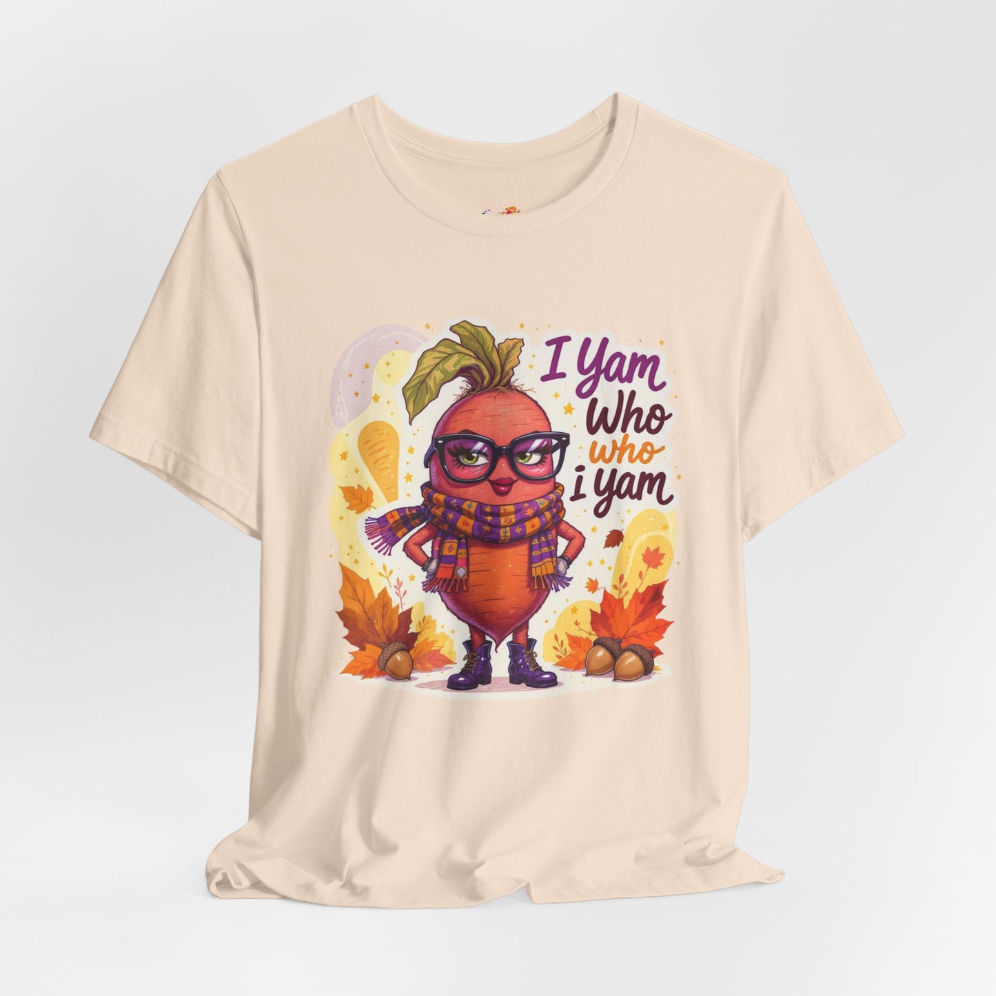 I Yam Who I Yam Tee – Sassy Thanksgiving Pun Shirt