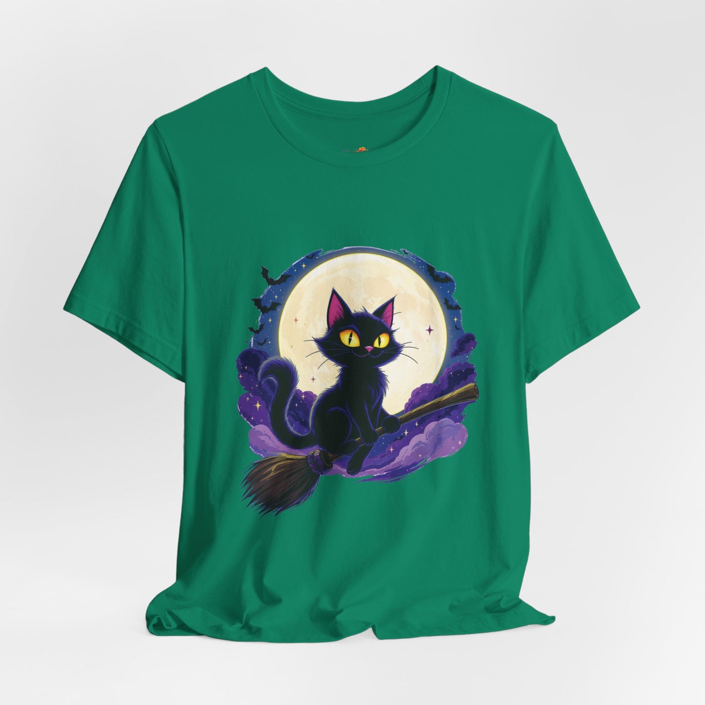 Midnight Mischief Cat Tee - Perfect for Cat Lovers, Halloween, Cozy Nights, Unique Gifts, Feline Fans