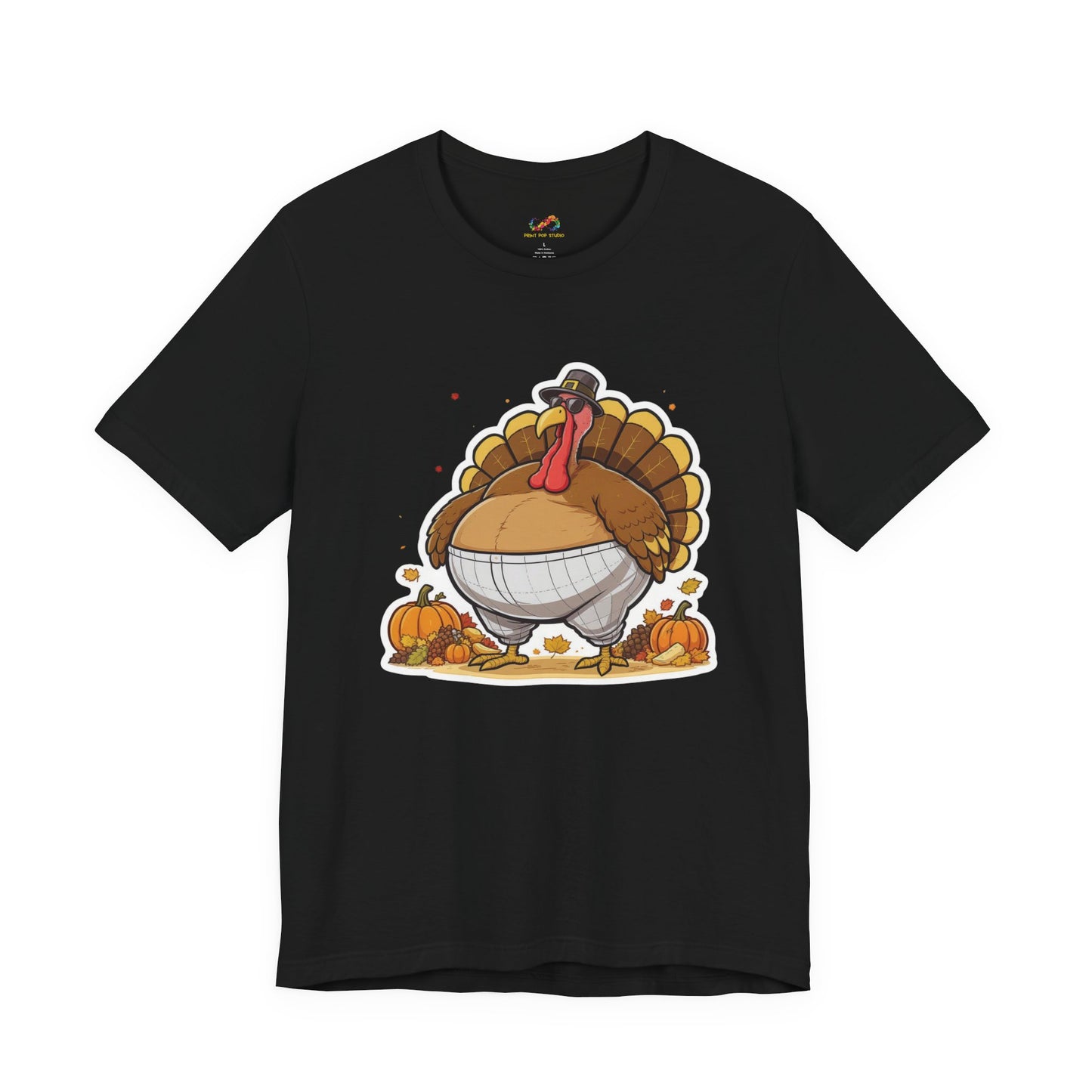 Gobble ‘Til You Wobble Tee – Funny Thanksgiving Turkey Shirt