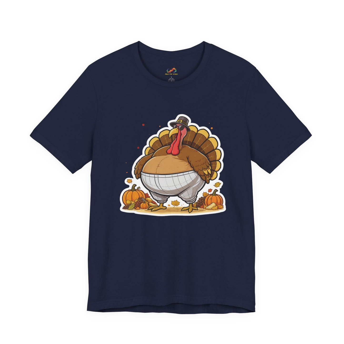 Gobble ‘Til You Wobble Tee – Funny Thanksgiving Turkey Shirt