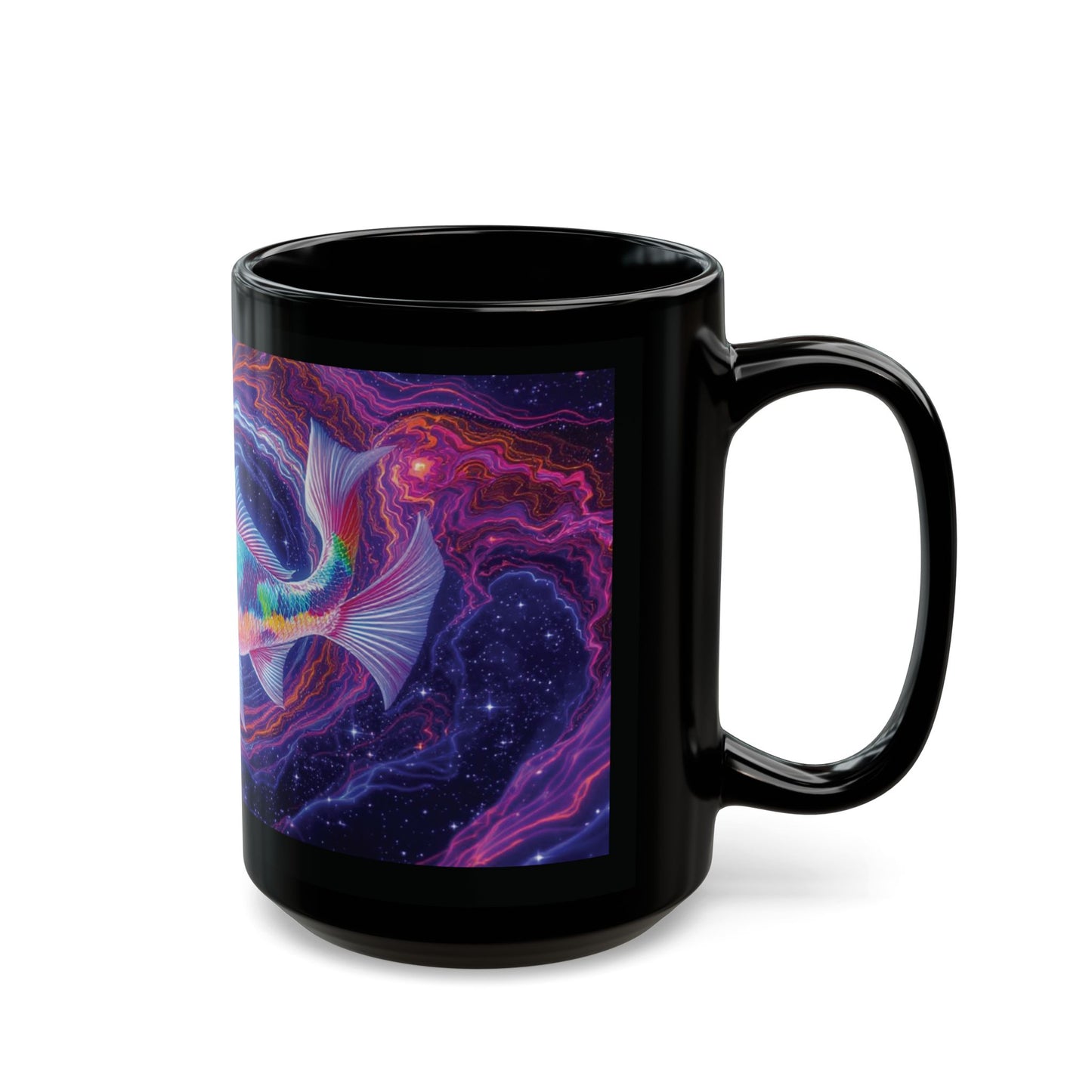 Cosmic Rainbow Koi Mug