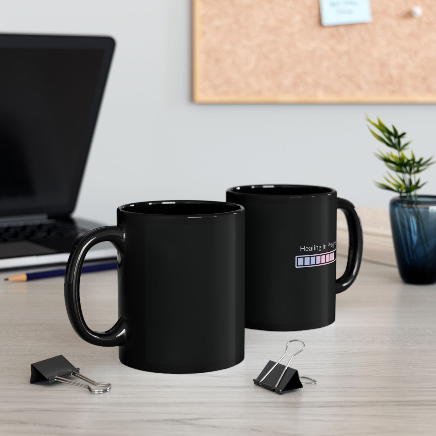 Healing in Progress – Gentle Reminder Self-Care Mug