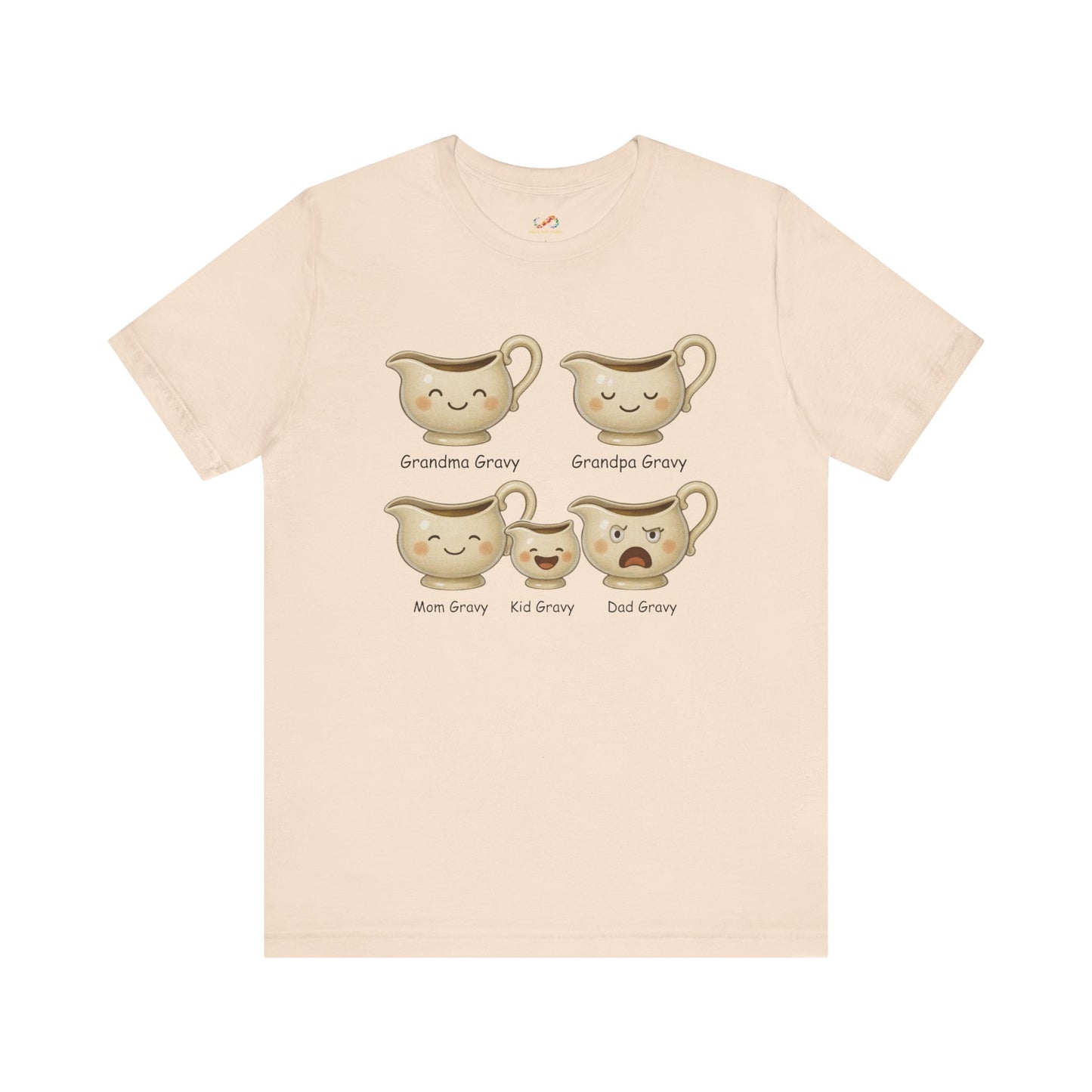 Gravy Squad Tee – Cute Family of Gravy Boats Graphic