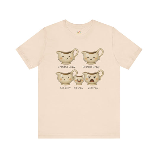 Gravy Squad Tee – Cute Family of Gravy Boats Graphic
