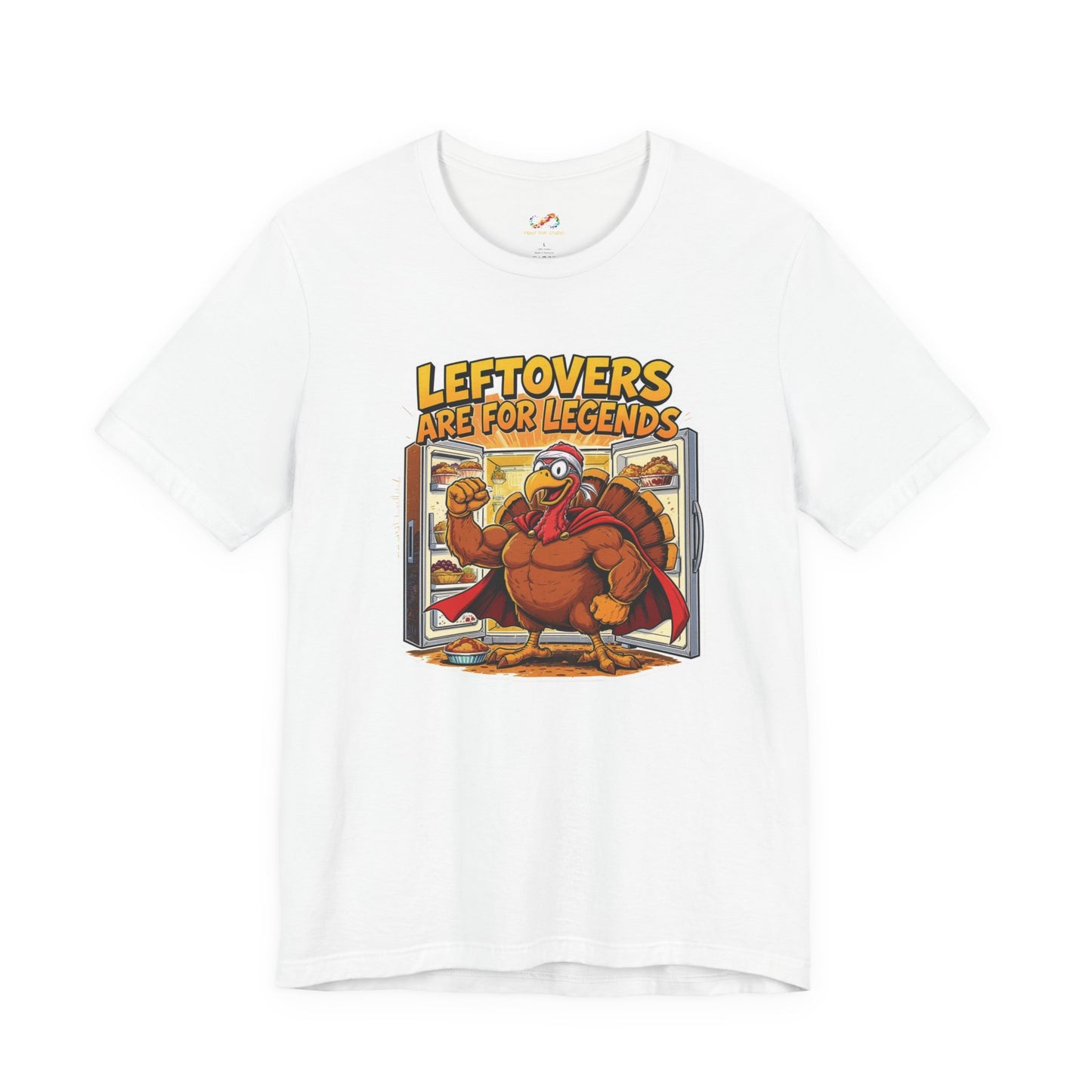 Leftovers Are for Legends Tee – Funny Thanksgiving Cartoon Shirt