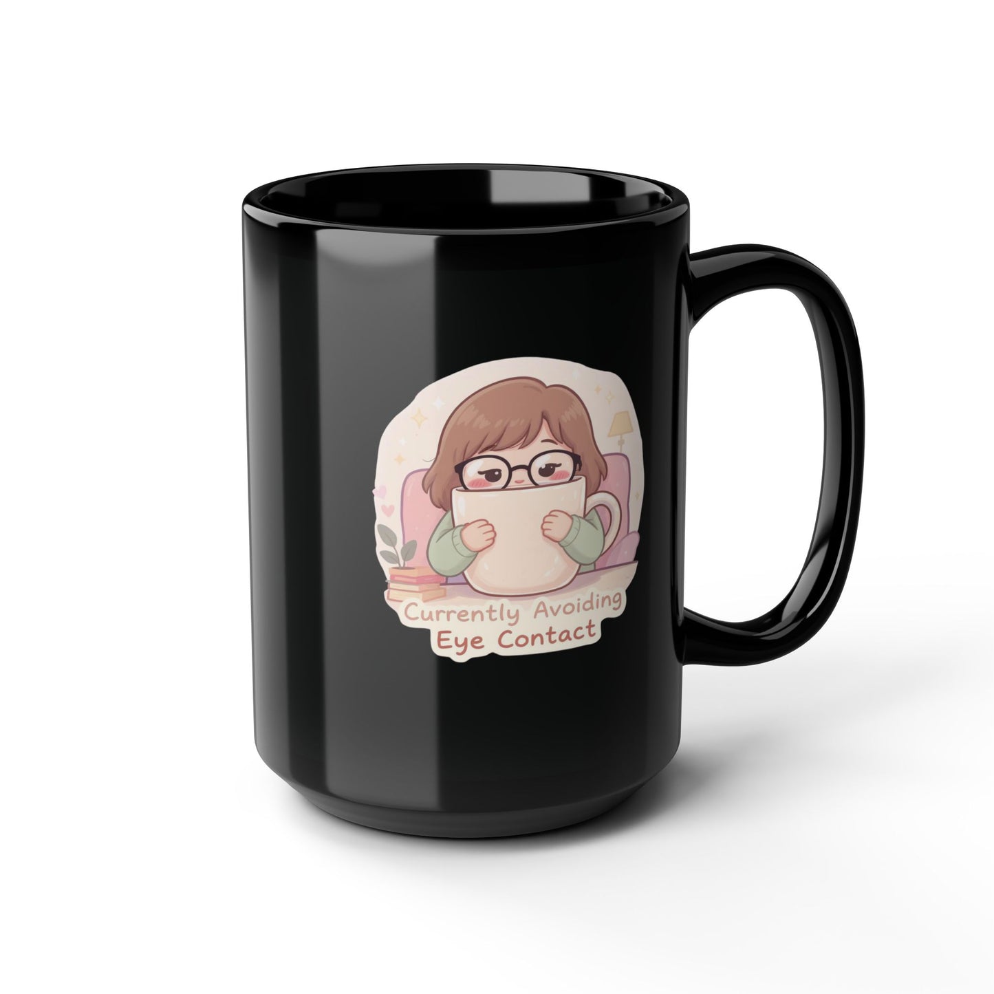 Currently Avoiding Eye Contact Mug