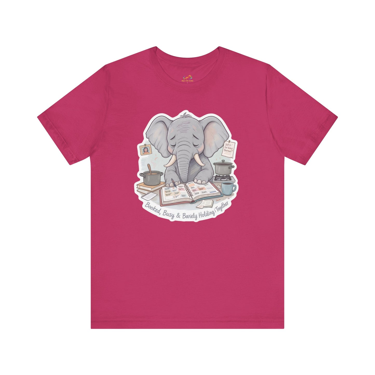 Emotionally Booked Elephant Tee