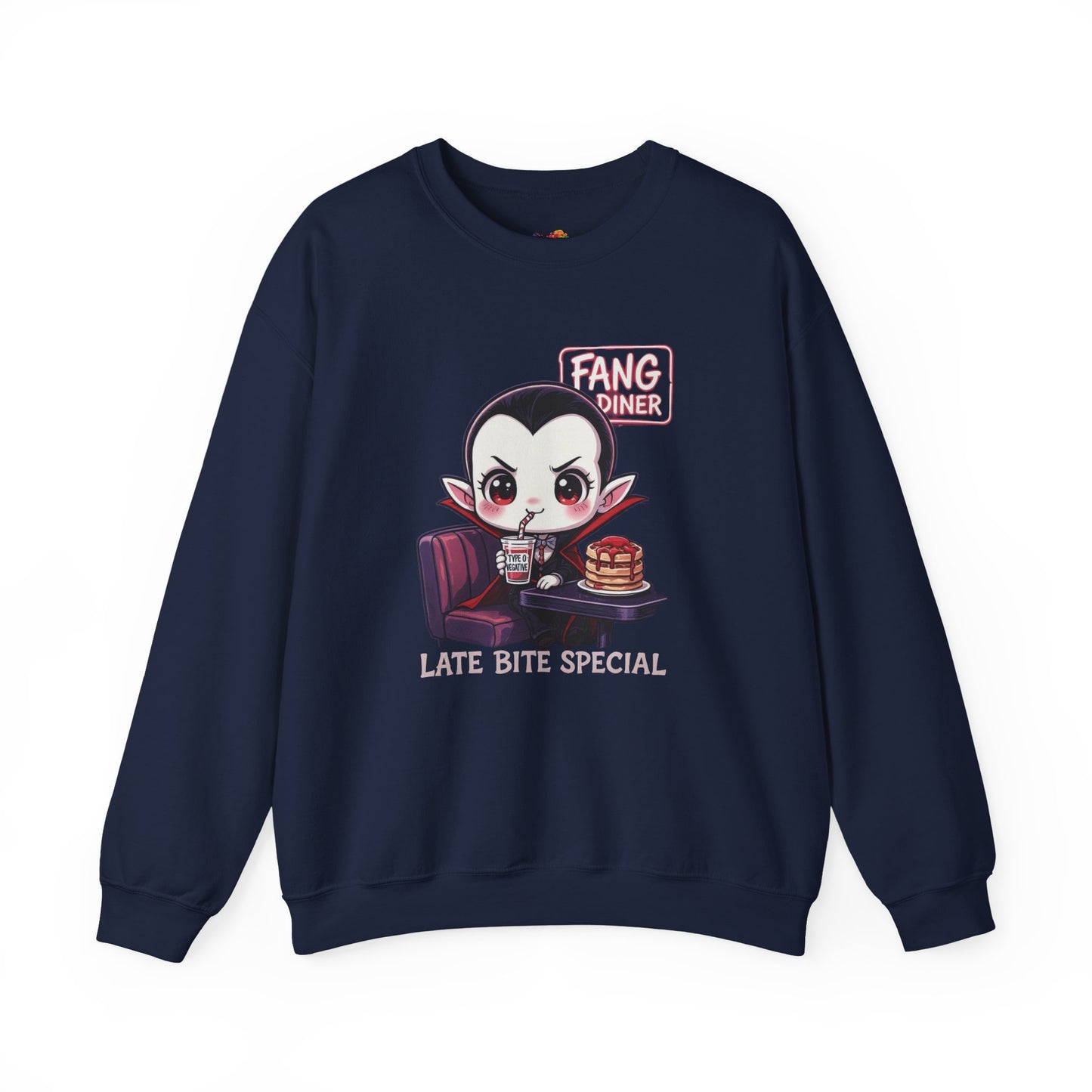 Late Bite Special Sweatshirt – Kawaii Vampire Diner Pullover