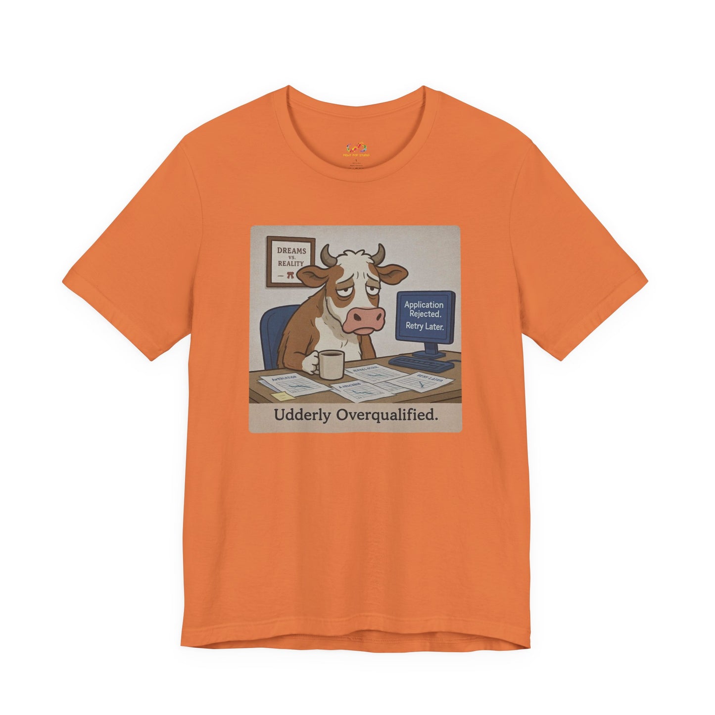 Crushed Ambition Cow Tee