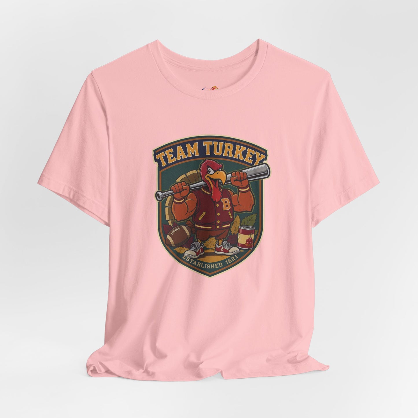 Team Turkey Tee – Thanksgiving Varsity Style Shirt