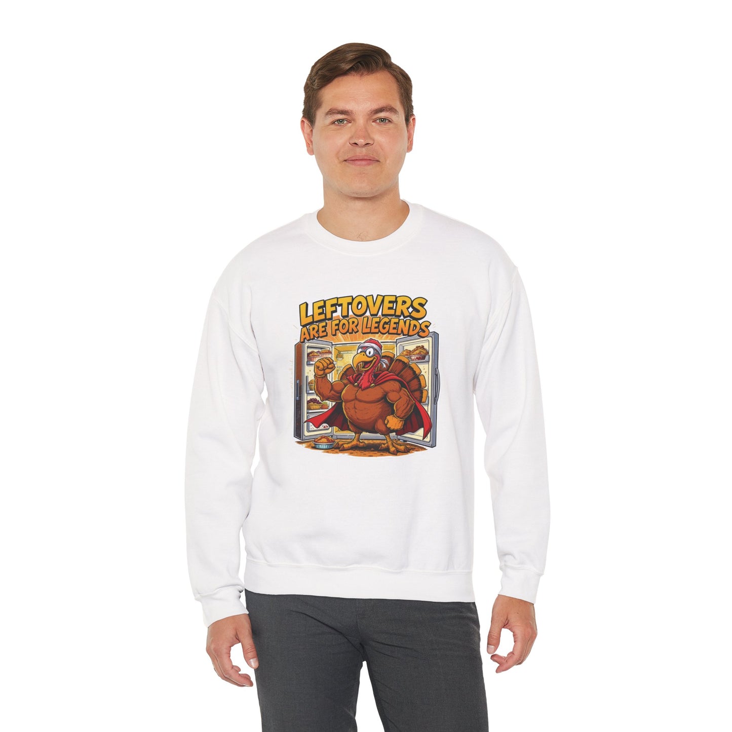 Leftovers Are for Legends Sweatshirt – Funny Thanksgiving Dinner Crewneck
