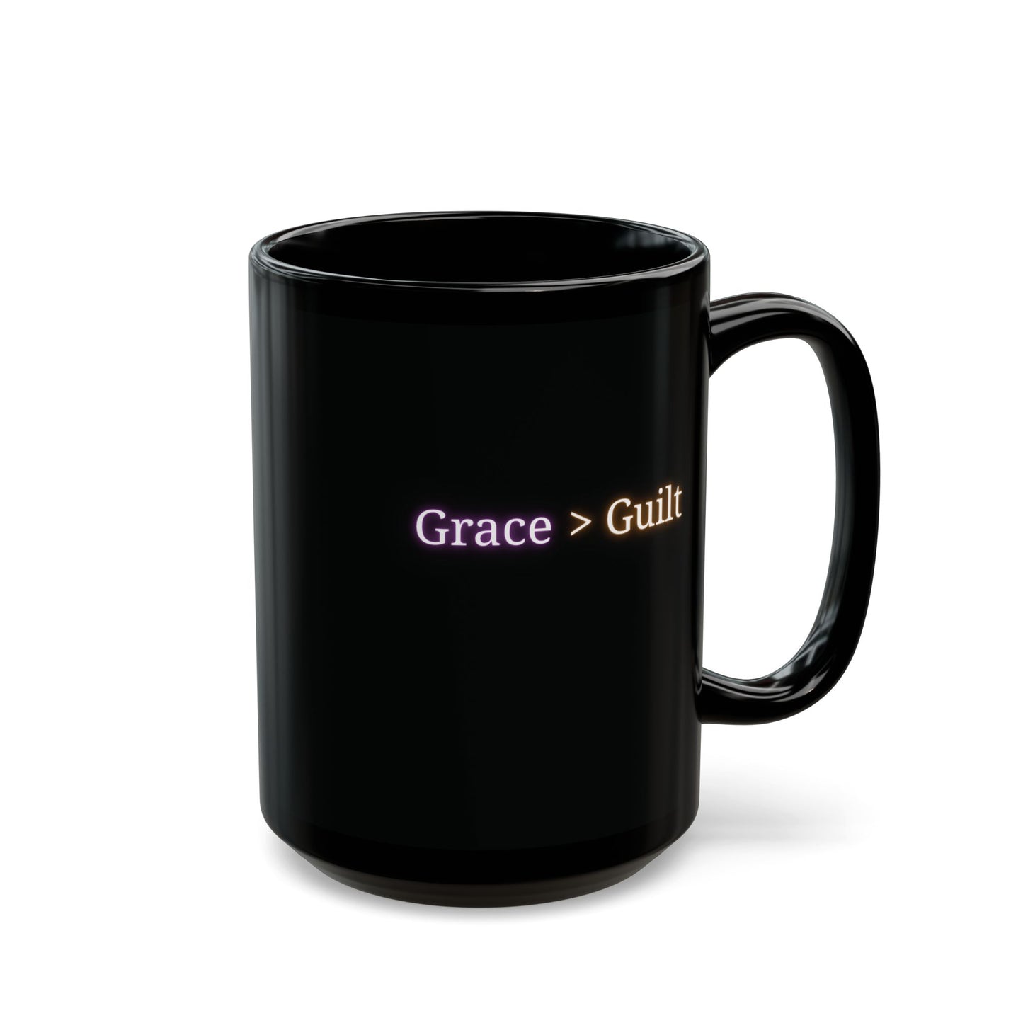 Grace > Guilt — Gradient Affirmation Mug