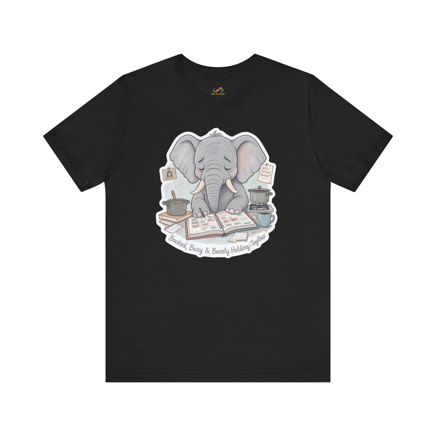 Emotionally Booked Elephant Tee