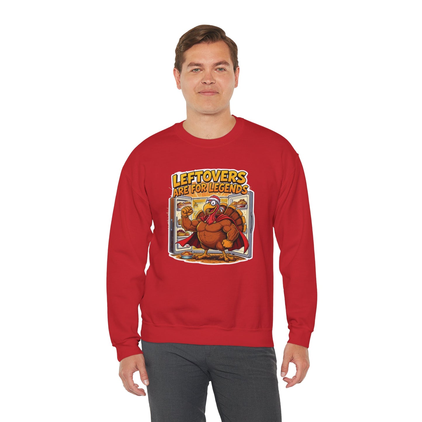 Leftovers Are for Legends Sweatshirt – Funny Thanksgiving Dinner Crewneck