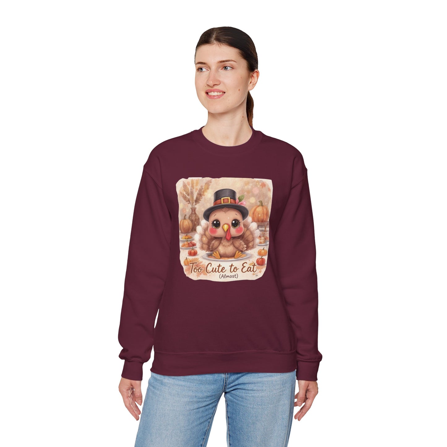 Too Cute to Eat (Almost) Toddler & Kids Thanksgiving Tee