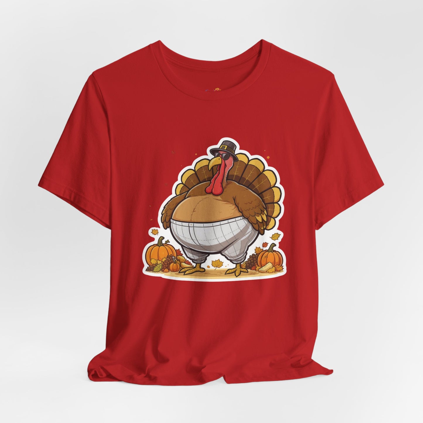 Gobble ‘Til You Wobble Tee – Funny Thanksgiving Turkey Shirt