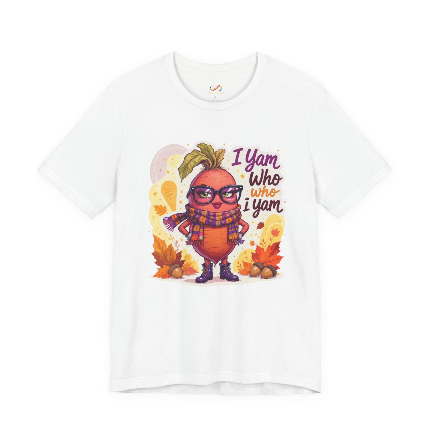 I Yam Who I Yam Tee – Sassy Thanksgiving Pun Shirt