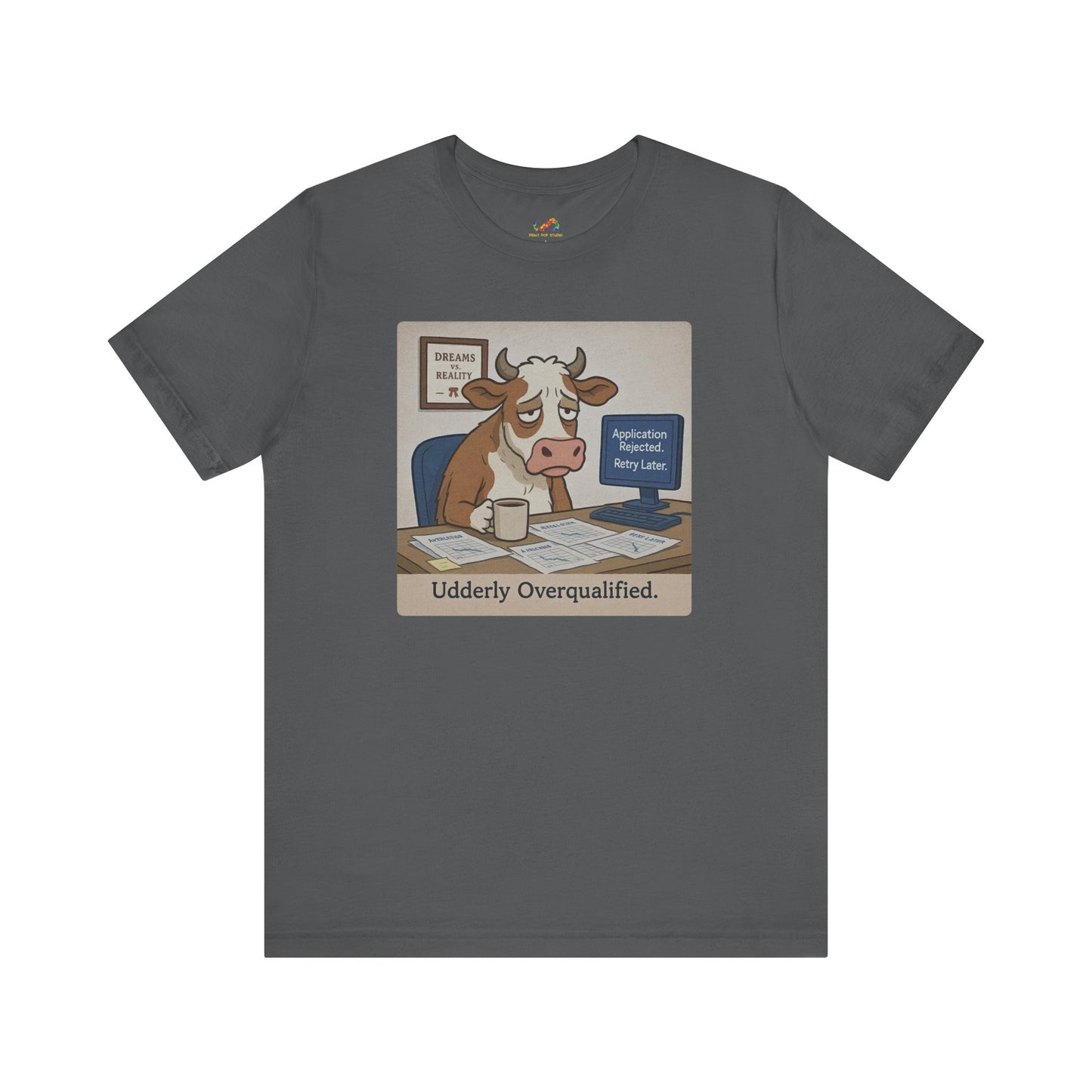 Crushed Ambition Cow Tee