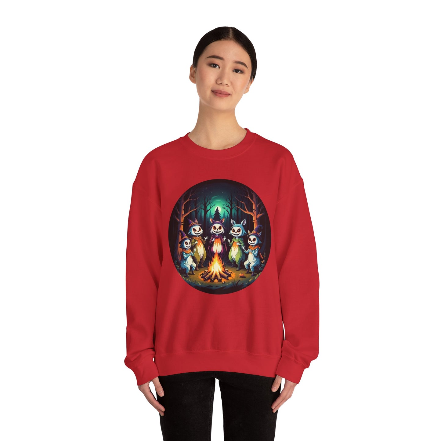 Enchanted Gathering Tee – Whimsical Forest Spirits Halloween Shirt
