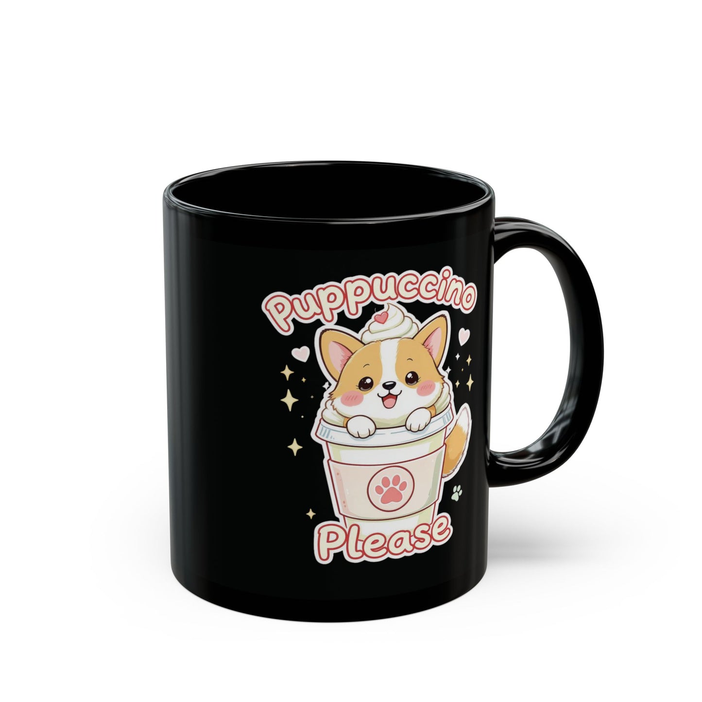 Puppuccino, Please — Kawaii Corgi Mug