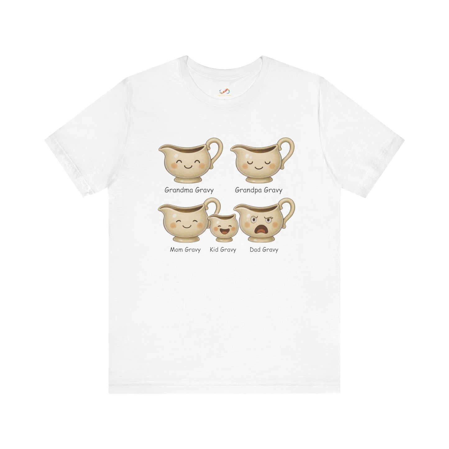 Gravy Squad Tee – Cute Family of Gravy Boats Graphic