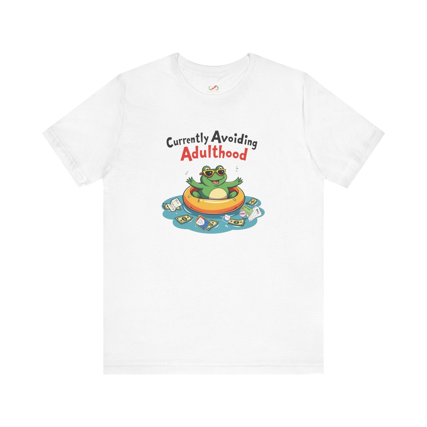 Avoiding Adulthood Frog Tee