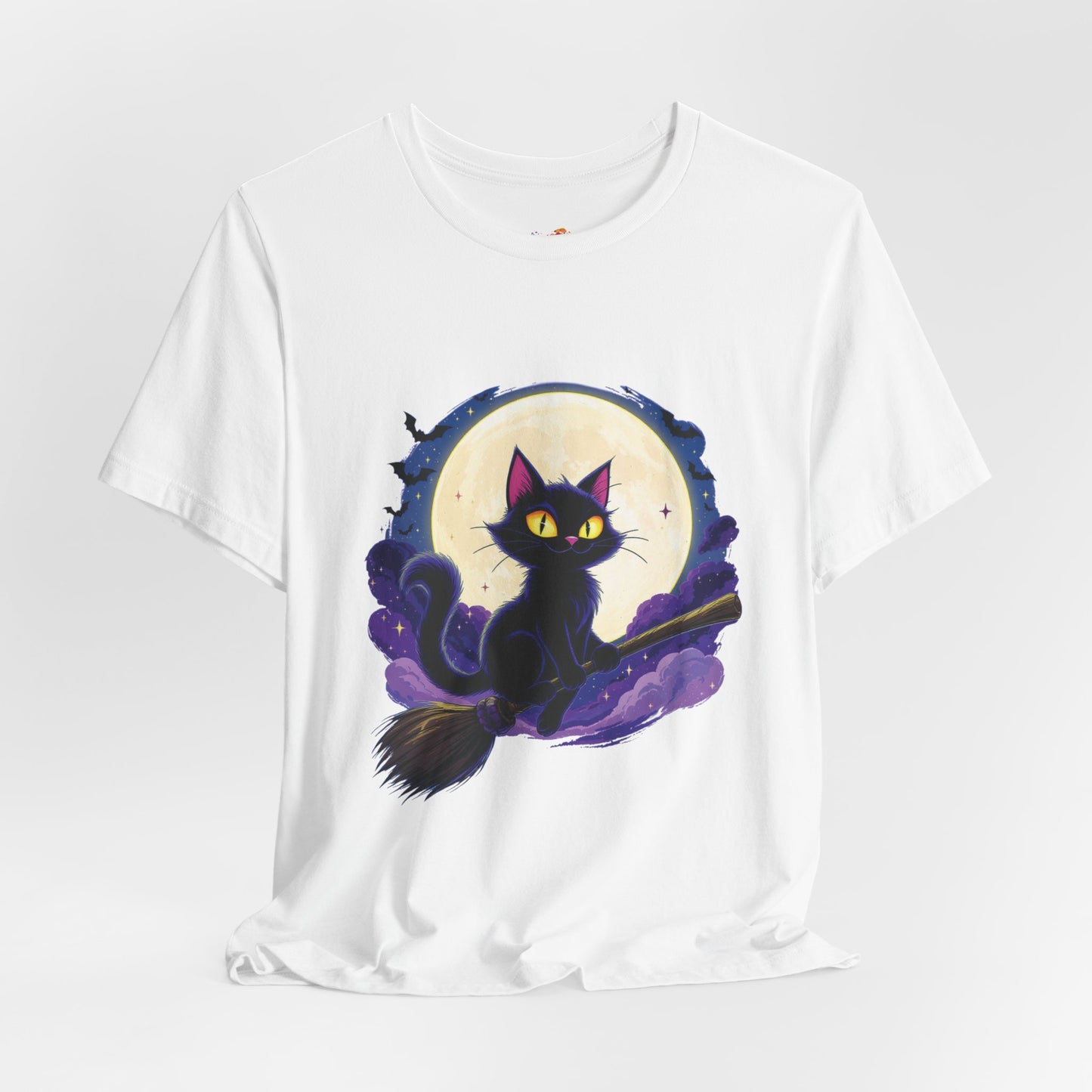 Midnight Mischief Cat Tee - Perfect for Cat Lovers, Halloween, Cozy Nights, Unique Gifts, Feline Fans
