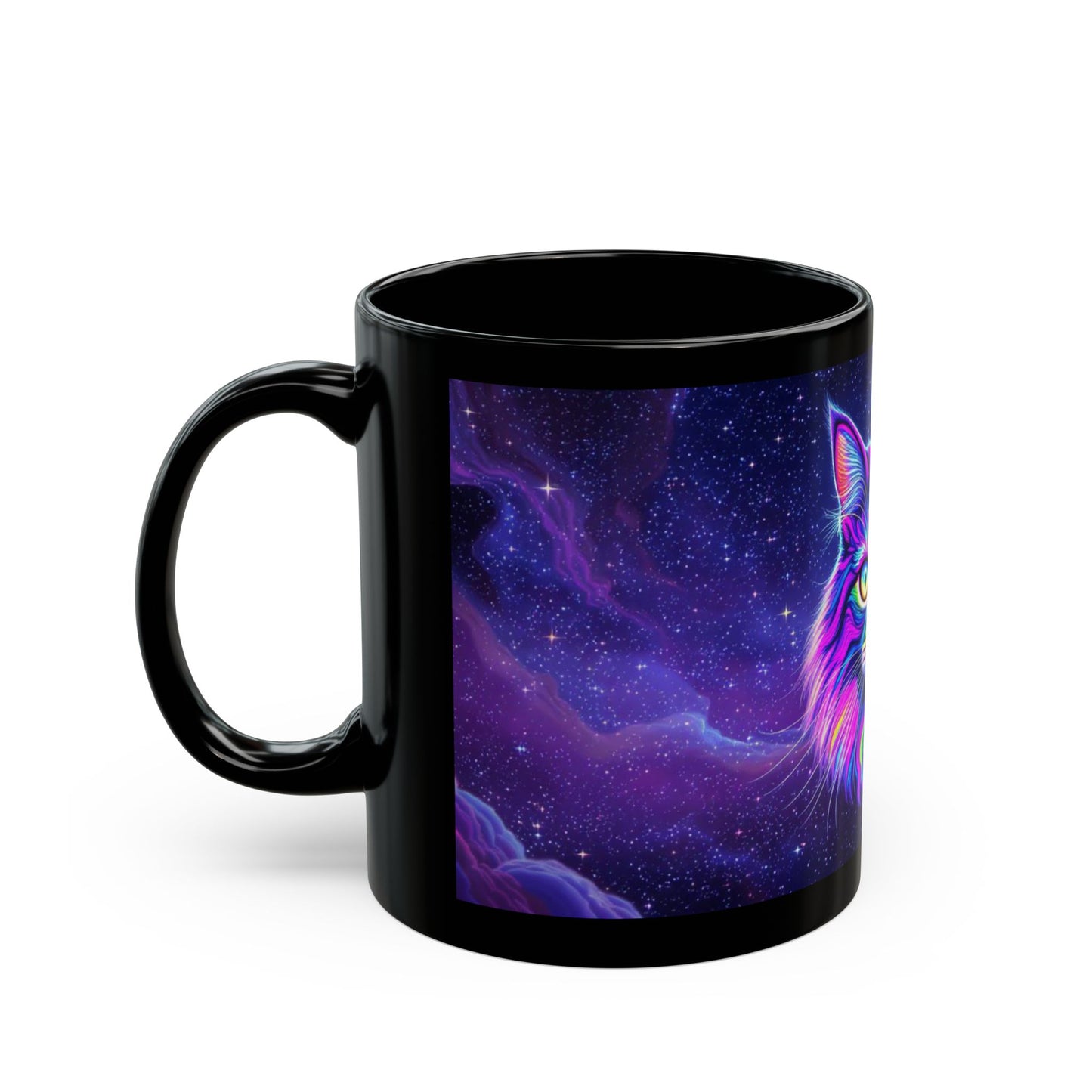 Third Eye Cosmic Cat – Psychedelic Mug Art